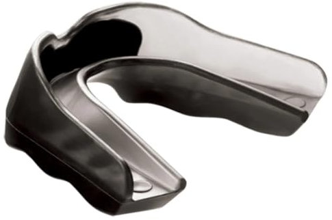 Shock Doctor Unisex – Erwachsene Mundschutz, Schwarz, 1
