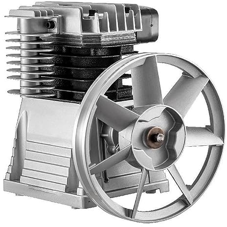 Compressore d'aria Teste Pistone Doppio Cilindro Monofase 2.2KW 375 L/MIN 12CFM 11 Bar 159.5PSI 1300RPM per Tessuto Chimico - Pompa ad alte prestazioni