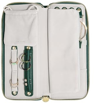 Stackers Forest Green Jewellery Roll