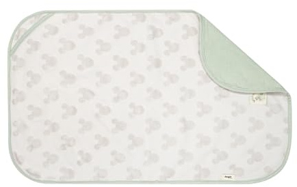 hauck Funda Cambiador Bebé - Topper Cambio de Pañales Muselina y Rizo Transpirable - Lavable a 60° C - Apto para Change N Clean - Toalla Higiénica Recién Nacidos 69x44 cm - Disney Mickey Mouse Beige