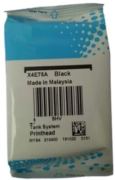 Kompatibel for HP Druckkopf GT53 X4E75A for Tank 500 510 518 530 550 650 Drucker(X4E75A Black)