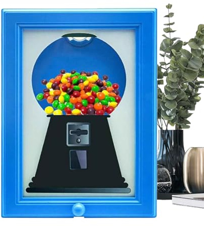 Söt dispenser, godisdispenser bildram, handgodisram dispenser, godisdispensrar väggmonterade bildramar, bildramar söt dispenserr, heminredning för cands nötter husdjursbehandling