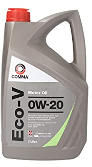 COMMA Motoröl 0W-20 Vollsynthetiköl Motor Öl ACEA C5 API SN Eco-V 5L