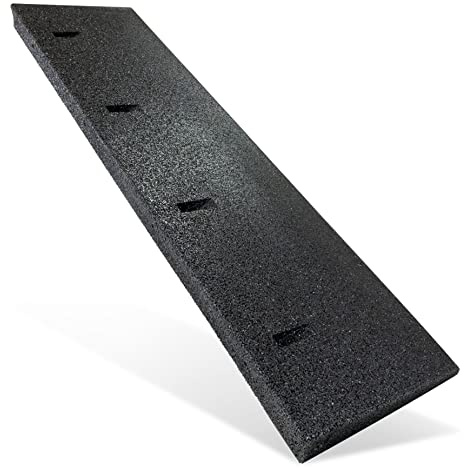 Rampe d’accès en caoutchouc noir - Largeur : 50 - 100 cm - Hauteur : 45 - 70 - 110 mm - Cale en caoutchouc pour fauteuil roulant, seuil de porte, voiture