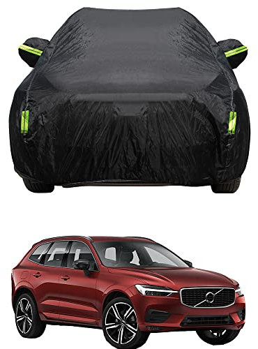 Maxure Outdoor Auto abdeckplane, für Volvo XC60 SUV Vollgarage Wasserdicht Staubdichte Wetterfest Hagelschutz UV-beständig Autoabdeckung