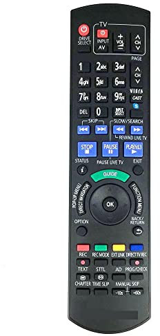 NITVIA N2QAYB000479 For Panasonic Blu-ray DISC RECORDER IR6 Remote Control DMRBW780