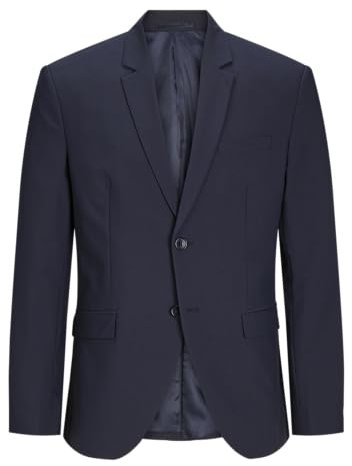 JACK & JONES Jprbushwick Harry Blazer Slim Fit, Azul Marino/Ajustado: Corte Ajustado, 50