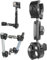 TELESIN Double Clamp Halterung Fahrrad und Motorrad Halterung für GoPro Hero 13 12 11 10 9 8 7 6 5 4 3, Lenker Halterung für DJI Osmo Action 5 Pro 4 3 Pocket 3 Insta360 X5 X4 Action Kamera Zubehör