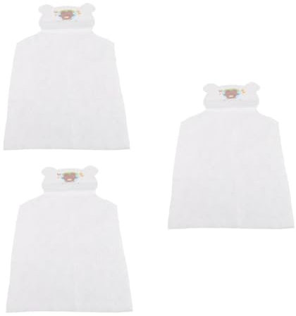 3 Sätze Schweißtuch Feuchttücher Hygienische Babytücher Vakuumschlauch Schrank Puppenhaus Handtücher Kindertücher Nasspolster Für Den Kinderrücken Reine Baumwolle 10 Stück * 3 VICASKY