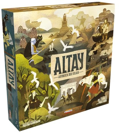 Ares Games, Altay: Aufbruch der Völker, Kennerspiel, 2-4 Spieler, ab 12 Plus Jahren, 45 Plus Minuten, Deutsch