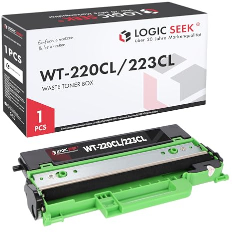 Logic-Seek Resttonerbehälter WT-223CL | kompatibel zu Brother WT223CL | bis zu 50.000 Seiten Kapazität | einfache Installation | für HL / DCP / MFC Serien