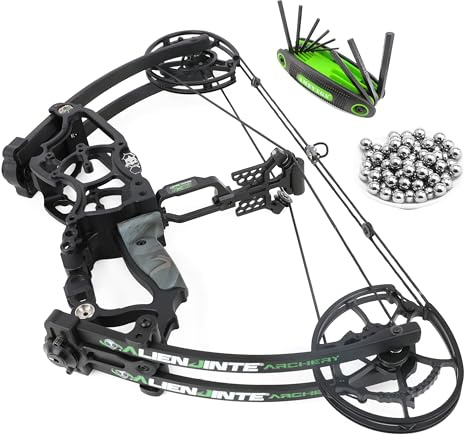 surwolf 17 Compound båge kit,30~70lbs justerbar,Steelball båge,Dual use jaktbåge,vuxenbåge,RH&LH,för bågskytte skytte