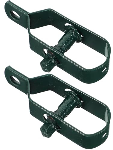 SEWACC Lot de 2 Tendeurs de Câble Métallique en Acier 100x1,5 Mm pour Serrage et Clôture Agricole, Résistants la Corrosion, Adaptés pour Fil de Tension et Treillis de Jardin