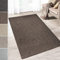 casa pura Teppich Läufer Carlton | Flachgewebe dezent Gemustert | Teppichläufer in vielen Größen | als Küchenläufer, Flurläufer (Braun - 66x100 cm)