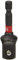 Milwaukee Shockwave 4932471827, Socket Spanner Insert, 50 mm 1/4 Inch Hex to 1/2 Inch Square, Red