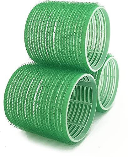 NIKO Rulli autoaderenti, per capelli ricci e onde, strumento di styling per parrucchiere/barbiere, bigodini autobloccanti per capelli – colori casuali (61 mm)