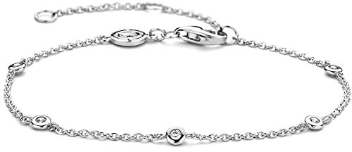 Ti Sento - Milano Damen-Armband 925er Silber 5 Zirkonia One Size Silber 32018812