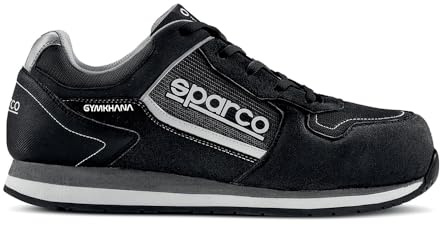 Sparco Gymkhana S1p SRC, Zapatos de Seguridad de Trabajo, Negro, 36 EU