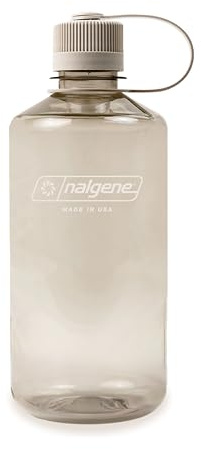 Nalgene Leak Proof Tritan BPA-Free Water Bottle - 32 oz Narrow Mouth - Made in the USA for Outdoor Use & Daily Hydration (Cotton)