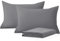 Moonlight Bedding Pillow Cases 2 Pack – Grey Pillowcases Envelope Closure Super Soft Brushed Microfiber Standard House Wife Pillow Covers, (50 X 75 CM)