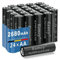 KAMCY AA Batterien 24 stück, Einwegbatterien AA Alkaline Batterien, Mignon AA batterien, Performance Batterien Alkaline, 24 AA alkalibatterien
