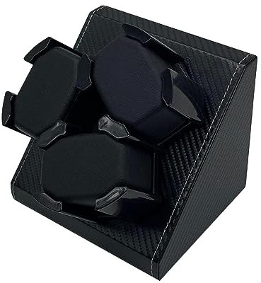 Harilla Uhrenbeweger für Automatikuhren, 3 Uhrenbeweger, PU-Organizer, 2 Rotationsmodi, Box-Kollektor für Armbanduhren, mechanische Tischuhren