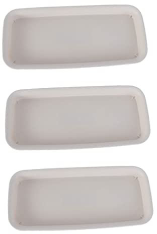 Toddmomy 3 Piezas Bandeja De Maceta Plato para Plantas Rectangular Goteo De Platillo De Planta Bandejas De Jardineria Macetas Transparentes Platillos X Colgante El Plastico Vegetal