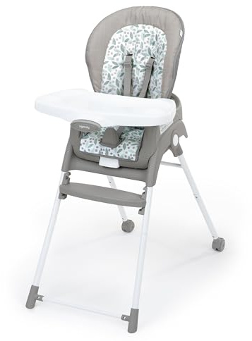 Ingenuity Trio Foldaway 6-in-1 Baby High Chair, 6 Ways to Use, Toddler Chair, Foldable Legs, 6M-5Y - Endless Blooms