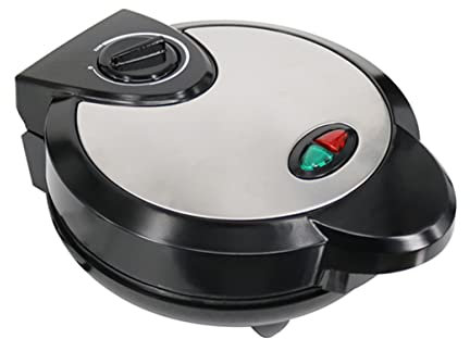 OUNONA Macchina per Cialde e Gelato Piastra Antiaderente Inossidabile per Crepes e Omelette Design Robusto Facile da Adatta per Involtini Gelato e Cialde