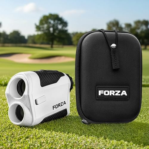 FORZA Golf Range Finder with Flag Lock Vibration, 1000yd Range, Magnetic Mount, USB-C Charging & Water Resistant – Precision Distance Measuring Device for Golfers