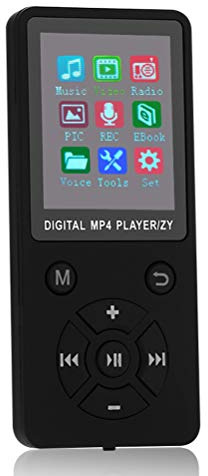 Generic Schermo LCD, Supporto Lettore Multimediale MP4, Design Opaco, Lettore Musicale con Scheda TF da 32 GB per Divertimento Musicale, Supporto 4-5 Ore di Riproduzione per Qualsiasi Fascia d'età,