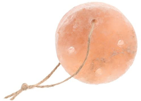 BESPORTBLE Blocchi di Sale Minerale per Piccoli Animali Coniglio e Criceto Blocco di Sale su Corda 8X2Cm Fonte di Minerali Naturali per Conigli Ratti e Roditori Domestici