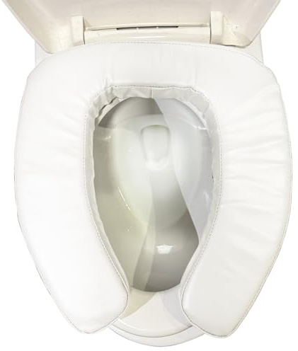 5cm Elevador Wc Adulto Sin Tapa, Cojín Wc Para Inodoro Acolchado, Cojín Elevado Firme Para Asiento De Inodoro Con Espuma De Alta Densidad Para Mayor Comodidad, Para Adultos Mayores