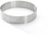 De Buyer - Runder Tortenring VALHORNA aus perforiertem Edelstahl - Durchmesser 15,5 cm, Höhe 3,5 cm - 3099.06, Silber