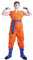 CoolChange Son Goku Cosplay Kostüm mit Überschuhen | Golden Frieza Saga | Größe: S