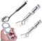Jicyor 2pcs Acero Inoxidable Pinzas Espaguetis +1pcs Resistente Calor Cuchara de Pasta +1pcs Pequeña Herramienta Medidora de Espaguetis para Cocina(4pcs)