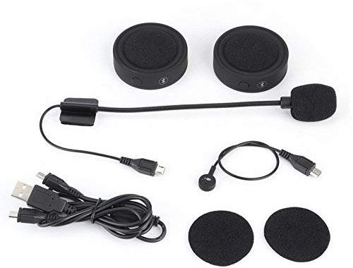EBTOOLS Auricolari Bluetooth per Casco Moto BT17 Cuffie Casco Bluetooth Impermeabili Cuffie Stereo per Moto Moto con Auricolare Vivavoce