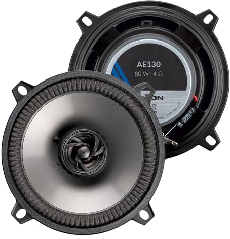 AXTON AE130 – 13 cm 2-vägs koaxialsystem, 80 W bilhögtalare