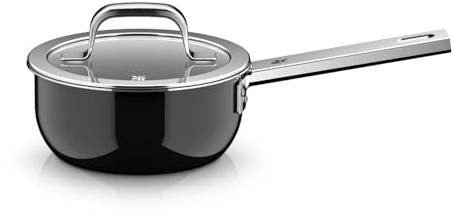 WMF Fusiontec Mineral Pro 0518675290 Saucepan with Lid, 16 cm, Durable, Scratch-Resistant Material, Casserole with Lid, Small Pot, Suitable for All Hob Types, Made in Germany, Black