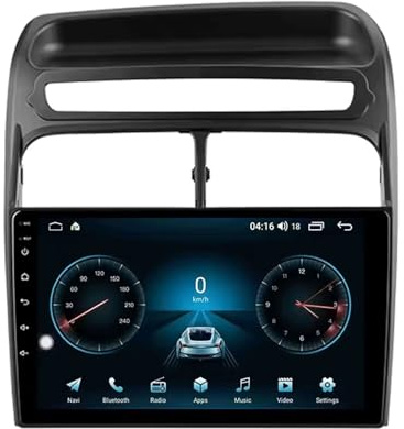 AutorRadio GPS Multimedia estéreo Android 14 para Fiat Linea 2006-2012 Unidad Principal de 9 Pulgadas con Pantalla táctil GPS Bluetooth WiFi FM cámara de Marcha atrás (4G+64G).