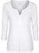 Mountain Warehouse Agra ¾ Sleeve Button Top - UV Lightweight Tee - for Spring Summer & Travel White Women's Size 12