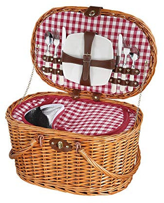 Cilio Riva Picknick-Korb, Weide, braun, One Size