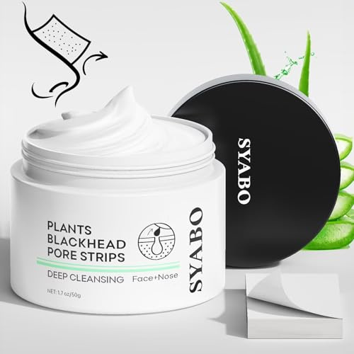 Blackhead Remover Peel Off Mask for Nose & Face - Blackhead Removal Deep Cleansing Kit with 100pcs Strips, 1.7oz