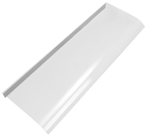 UV Protective Window & Door Awning Canopy, Metal Outdoor Front Door Canopy, Rain Snow Sun Protection Cover for Patio, Balcony, Corridor & Garage Door (clear, 40 * 100cm)