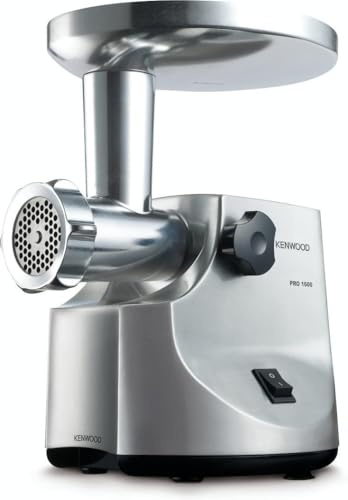 Kenwood MG510 köttkvarn, 1 600 watt - silver (internationell garanti)