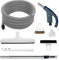 Flexible Aspiration Centralisée Speedflex 9,1ml + Poignée + 4 Brosses + Canne Télescopique - L’Aspirateur Qui Sort Du Mur - Aspirateur Centralisé - Garantie 2 Ans