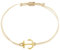 Selfmade Jewelry Armband Damen Gold Anker Handgemachtes Makramee Armbändchen Größenverstellbar Inkl. Geschenk-Verpackung