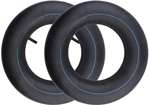 2 Schlauch für Luftrad, Luftrad-Zubehör Innenschlauch für Sackkarrenrad, Standard Schlauch mit Schrader-Ventil, Ersatzschlauch, Sackkarrenreifen (4.80/4.00-8)