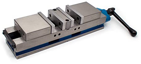 LeTkingok Morsa Per Macchina Di Precisione in Ghisa Nodulare a Doppia Stazione Da 4 Pollici Serie Q93 Per Fresatrice Cnc Centro Cnc