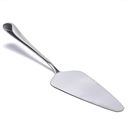 1 paletta per torte in acciaio inox, spatola per torte e torta, spatola da taglio per pizza, per cucinare, sala da pranzo, feste di nozze